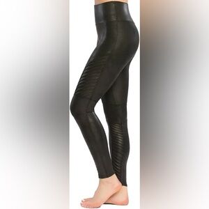 Spanx Black Moto Leggings
